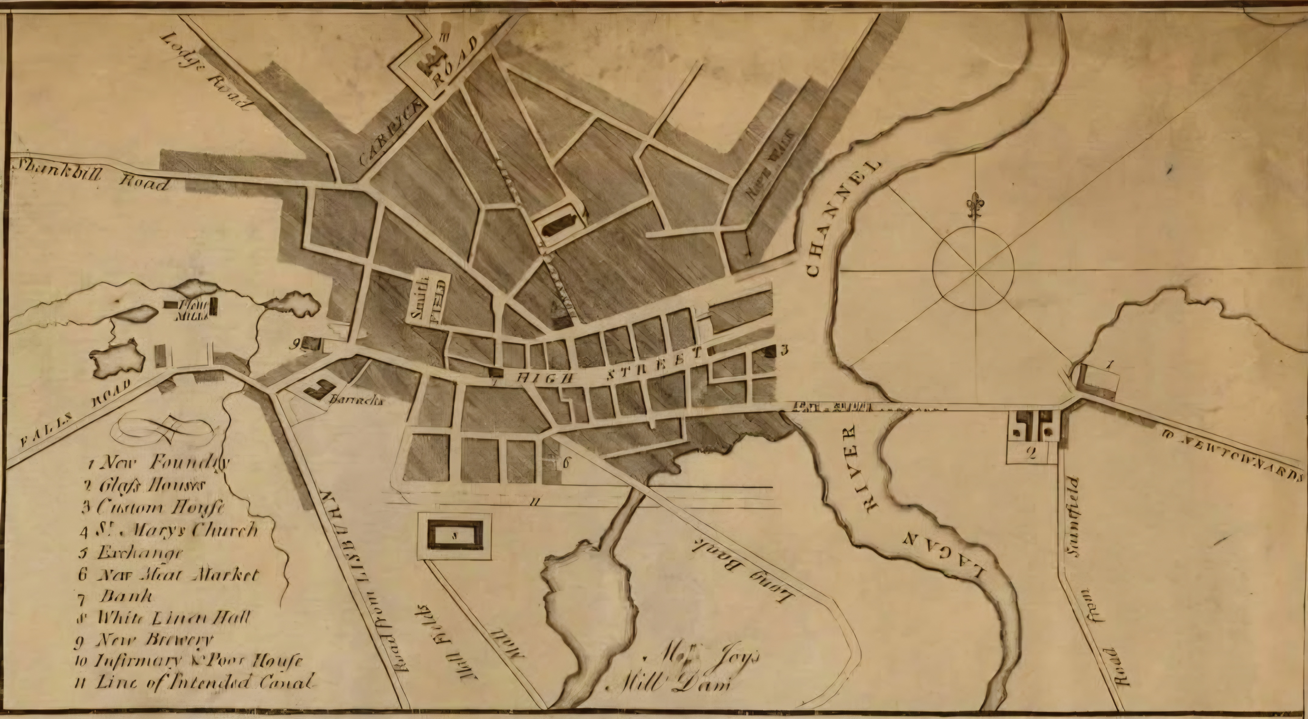 Map of Belfast